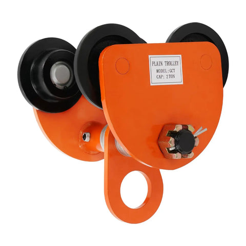 Heavy Duty 2 Ton I Beam Trolley Featuring Smooth Glide Rollers And Adjustable Overhead Crane Cart For Garage Hoists Badass Heavy Lifter Built Rock Solid And Ready For The Daily Grind On Straight Or Curved Beams