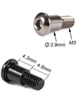 Shoulder Screws For Vanquish H10 Opitc VS4-10 F9 F10 D44 And Axial SCX10 AR44 AR45 Capra RC Cars Beefy Alloy Mix Fasteners For Lightweight Strength Heavy Duty Upgrades And Smoothed Out Pro Grade Crawler Performance, M3, 3.9mm shoulder