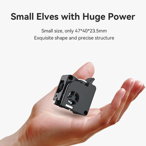 Beefy Dual Gear Extruder Kit For K2 Plus 3D Printer With Built In Filament Break Sensor compact size in hand