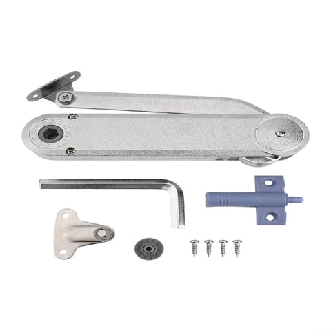 Built Tough Heavy Duty Cabinet Lid Hinge With Gas Spring Adjustable 75 90 100 Degree Angles Soft Close Hydraulic Support