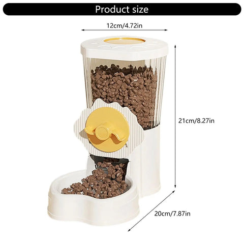 Perfect Hassle Free Automatic Pet Water Dispenser And Super Leakproof Cage Bowl With Quick Screw Install Setup, 12cm x 20cm x 21cm.
