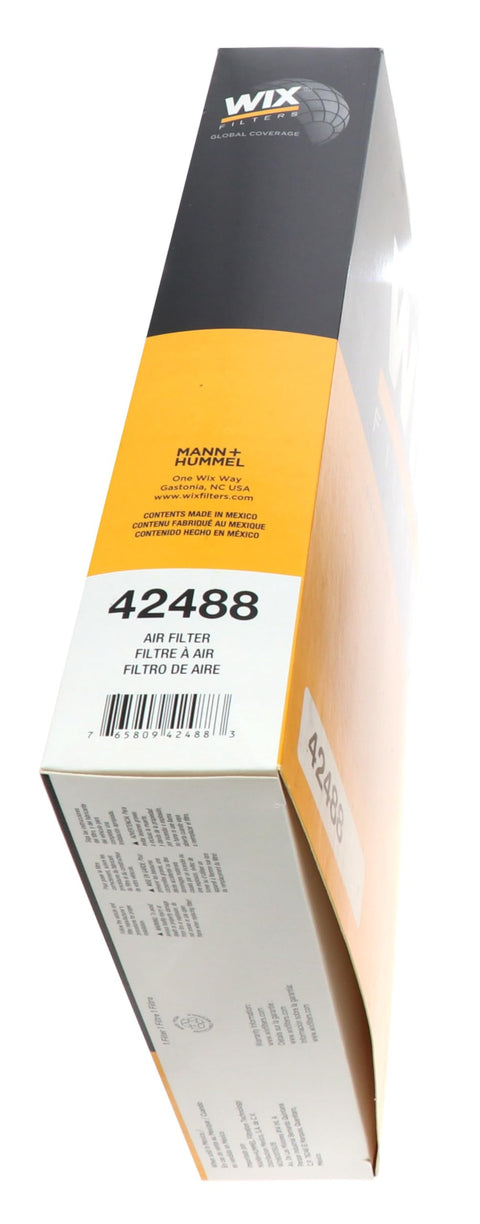 Box of Performance Air Filter Panel With Urethane Gasket For High Flow And Low Restriction, Adhesive Pocket-Pleat Design
