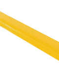Rugged Yellow Steel Floor Safety Curb Warehouse Workhorse 48 Inch Heavy Duty Protective Barrier for rack impact.