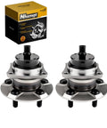 Rear Wheel Bearing Hub Assembly 5 Lug 2 Pack For Toyota Corolla 2003 To 2008, Prius 2004 To 2009, Matrix 2003 To 2008, And Vibe 2003 To 2008 With ABS Drop In Ready Wheel Hub Replacement Set For Easy Install.