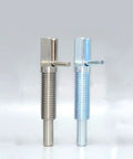 Badass Single Piece Screw In Indexing Plunger Built For Hella Secure Positioning With Rock Solid M16X2 Threads And Quick 10Mm Travel For Tool Kit Upgrades, showing stainless and aluminum variants.