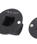 Premium Low Impact Socket Adapter Set For Tight Spots With Magnetic Drive And Easy Access Reducing Tools That Make Auto Repair A Breeze Every Single Time, black steel 1"M to 3/4"F adapter