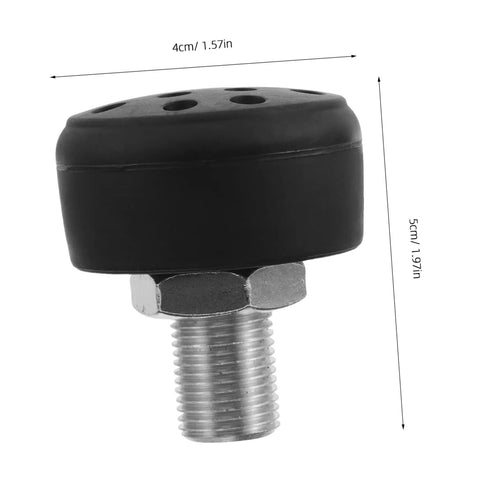 Adjustable Rubber Brake Blocks For Roller Skates And Quad Skates High Efficiency Toe Stoppers side view dimensions