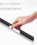 10 Inch Hole Center Matte Black Cabinet Pulls Set of 5 Modern Bar Handles with hand holding solid aluminum alloy Euro style