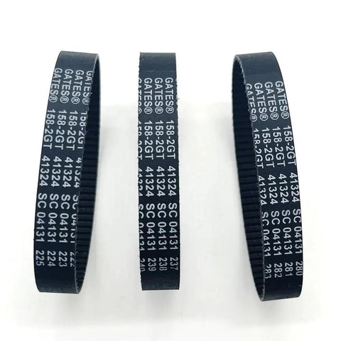 Toothed Belt For OR-T120 ORT400 ORT250 And Signode BXT2-16 BXT2-19 Battery Powered Plastic Strapping Tool OEM Spare Part 1821.067.011, black