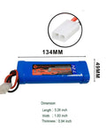 7.2V 3800mAh NiMH RC Battery 6 Cell With Tamiya Connector For Cars Trucks Truggies Tanks Planes Boats 2 Pack With 1 Charger