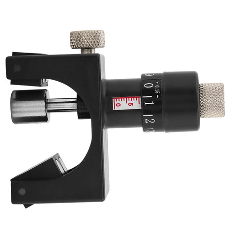 Side view of Magnetic Planer Blade Adjuster Jig for precise micro adjustable blade alignment, woodworking tool with knobs.