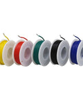 Side view of 30 AWG Tinned Copper Hookup Wire Kit With Stranded Flexible PVC Insulated Cables in 10 colors For Breadboards and DIY Electronics