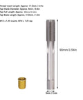 Thread Repair Tools Kit With Ten Pcs X1.25 Stainless Steel Inserts And M14X1.25 High Speed Steel Tap For Gasoline Engines And Generators Rethreaded Hole Repair Kit that fixes stripped threads fast no fuss and built for busy shops, M12 x 1.25 insert and 90mm tap