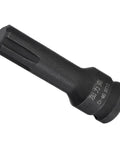 Impact Hex Bit Socket 13mm, 60mm Long, Three Eighths Inch Drive, Chrome Molybdenum Steel One Piece Construction