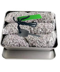 Magnesium Fire Starter Kit With Six Bags Of Pure Magnesium Shavings And Ferro Rod In A Waterproof Tin Box, 2000 Strikes Or More