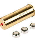 20 Gauge Bore Sight Red Dot Boresighter Caliber Specific Sighting Tool For Fast Gun Zeroing And Precision Alignment Class IIIA Laser Under 5mW 15 To 100 Yards Range Includes Three AG13 Batteries Gold Finish