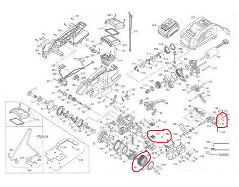 Replacement Knife Cutter Blade for Signode BXT3 16 Battery Strapping Tool Maintenance Kit, Pro Grade Spare Part for BXT3 Series, Quick Swap, Beefed Up for Tough Daily Use, Built to Stand Up to Heavy Duty Use, Keeps Strapping Fast and Precise exploded parts diagram with highlighted blade location