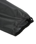 Close-up of Hella Solid EV Charger Port Cover With A Super Snug Magnetic Seal, black Oxford cloth, foldable design.