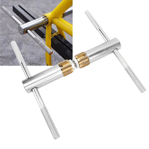 Tbest Premium Bottom Bracket Thread Tap Tool With Anti Slip Handle And Replaceable Dies For Precise Bicycle Frame Repair And Smooth Bike Build Experience, metal bike frame tap tool