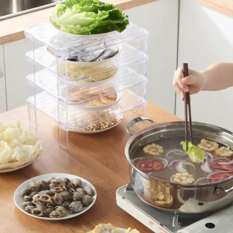 Multi Purpose Refrigerator Storage Shelves And Sturdy Fridge Organizer Rack Keep Your Kitchen Tight And Tidy As A Whistle With This Game Changing Rack Setup For Lightning Fast Access