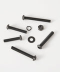 M5 Button Head Socket Cap Screws Set 390 Pcs Assortment Kit With Nuts And Washers Fully Threaded 10.9 Grade Alloy Steel Black Oxide