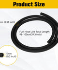 Dirt Bike Heavy Duty Fuel Line With Filter 3 By 16 Inch, 8mm x 100cm, rubber hose for GY6 engines