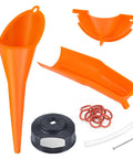 Oil Filter Wrench And Oil Change Kit For Harley Davidson With Drip Free Primary Funnel Crankcase Tools Viton O Rings