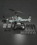 Camouflage RC Helicopter With Military Look, 2.4G 3.5CH, Missile Launch, One Key Takeoff Landing, Altitude Hold, 60M Range, Three Speed Modes