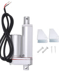 Beefy 50mm Stroke 24V Straight Line Electric Linear Actuator Delivers 750N Push Pull With Built In Stroke Switch and brackets
