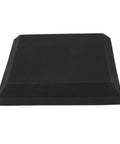 Black acoustic foam wedge tile designed for soundproofing, enhancing tone, and reducing echoes. Score Your 10 Piece Soft Gray Soundproof Foam Panels For Premium Acoustic Treatment And Flame Retardant Safety They Smooth Out Room Tone Banishes Echo Nonsense Fast.