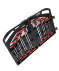 Top Notch 16 Piece Pro T Handle Hex Key Wrench Set With Ball Ends For Tight Spots Heavy Duty Chrome Vanadium Steel Tools Perfect For Auto Repair And Home Boss Jobs No More Stripping Screws in case