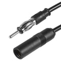 Boost Your Car Audio With FM AM Radio Antenna Signal Amplifier Featuring 12 Volt Power Supply And DIN Plug Connector