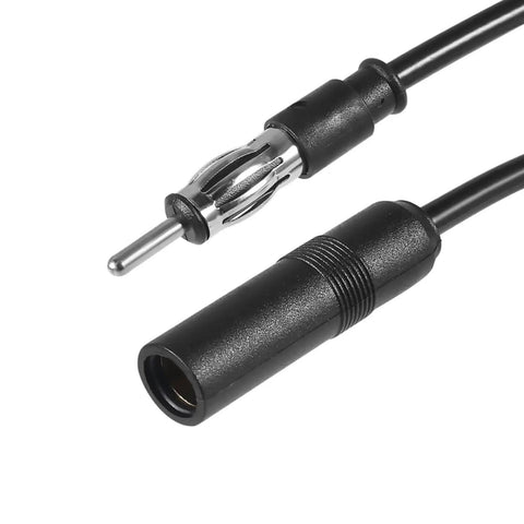 Boost Your Car Audio With FM AM Radio Antenna Signal Amplifier Featuring 12 Volt Power Supply And DIN Plug Connector