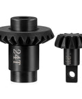 12 24T Steel Helical Axle Gear Set For 1 24 RC Cars FCX24 FCX18 Upgrade Parts includes 12T and 24T gears shown