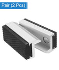 2.5 Inch Aluminum Vise Jaws With Magnetic Flat Rubber Pads Heavy Duty Vise Protectors for wood and plastic tubing