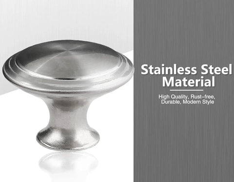 Freshen Up Your Kitchen Digs With These Dope Silver Mushroom Cabinet Knobs European Modern Drawer Handles Super Easy Install Mounting Screws 12 Piece Set