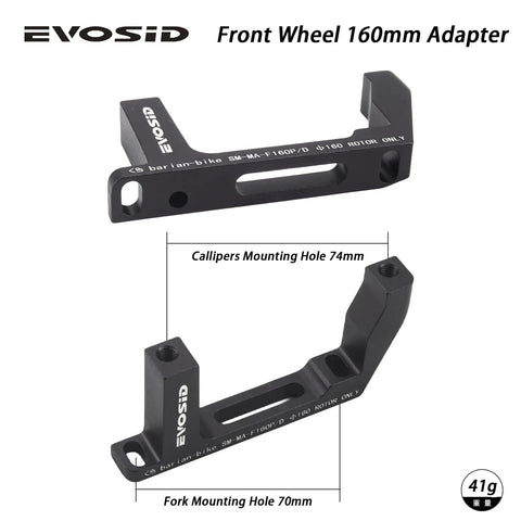 Front And Rear Disc Brake Adapter Caliper Post Mount For 160mm Rotors Road Disc Brake FM To PM Converter Bracket For Bikes