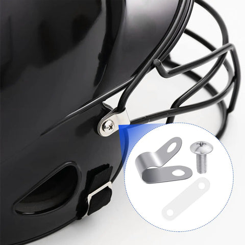 51 Pack All In One Helmet Repair Kit For Football Hockey Baseball Softball Gear With Screws Nuts J Clips Rubber Gaskets