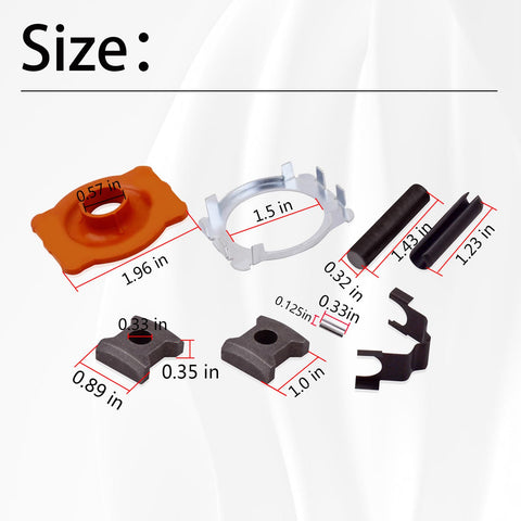 Dodge Steering Shaft Coupler Rebuild Kit for 1964 Through 1982 A Body B Body C Body F Body E Body Cars and 64 Through 82 Trucks and Vans DIY Friendly Repair Kit Delivers A Tight Fit And Smooth Steering Replaces 425 253 4443436AC components with sizes