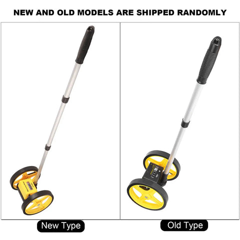 Heavy Duty Double Wheel Measuring Tool For Tire Diameter And Job Site Distance Straight Up Crafted To Glide Over Curved Or Flat Ground With A Fast Calibration Counter That Always Nails The Specs