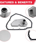 Transmission Filter And Oil Pan Gasket Kit For Nissan Versa Sentra Versa Note 2012 2019 Replacement 33010 JF015 31726 28X0A