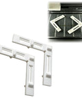 Nail Your Layout With This Precision Laser Honeycomb Guide Alignment Tool Fast Engraving Grid Locator showing two white alignment brackets.