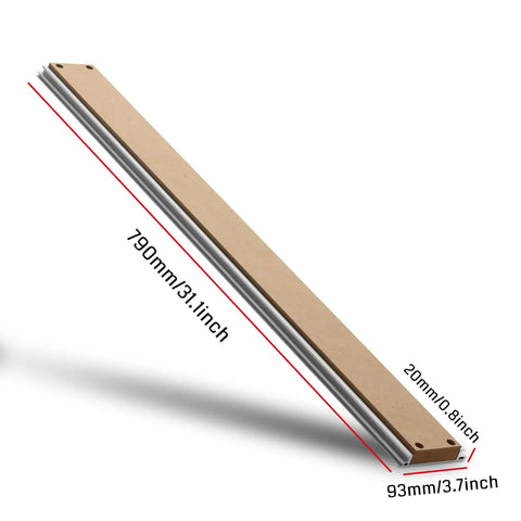 6060 Aluminum And MDF Hybrid Spoilboard Table For CNC Router With XY Axis Extension Kit For ProVerXL 4030 V2 dimensions