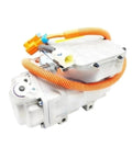 Heavy Duty 409V AC Air Conditioning Compressor For Byd Qin EV with electrical connectors and orange wiring.