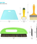 Wallpaper Smoothing Tool Kit With 10 Inch Smoothing Brush, Squeegee And Seam Roller for peel and stick wallpaper, vinyl backsplash use