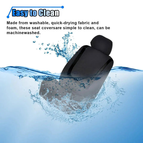 2 Pack Breathable Car Seat Covers That Are Super Soft And Comfy Front Seat Protector Set With Anti Slip Grip And Universal Fit display