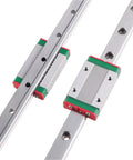 Pro Grade Miniature Linear Rail Set MGN15 L 550mm To 1000mm with Two MGN15H Guide Blocks for precise motion in CNC projects.