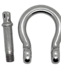Beefy Heavy Duty Half Inch Screw Pin Anchor Shackle Set 304 Stainless Steel 12mm Bolt Pin Shackles For Chains And Wire Rope Rugged