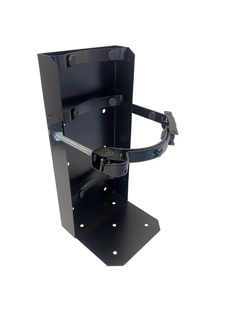 Heavy Duty Hanging Bracket For 8 Inch Co2 Carbon Dioxide And Dry Chemical Fire Cylinders Rig Ready Mount For Trucks And Shops Locks Down Your Safety Gear Dead Simple Zero Hassle Installation Guaranteed Quick Setup