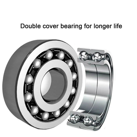 Double cover bearing for Heavy Duty Caster Wheels With Top Plate Swivel Noiseless Polyurethane Casters.